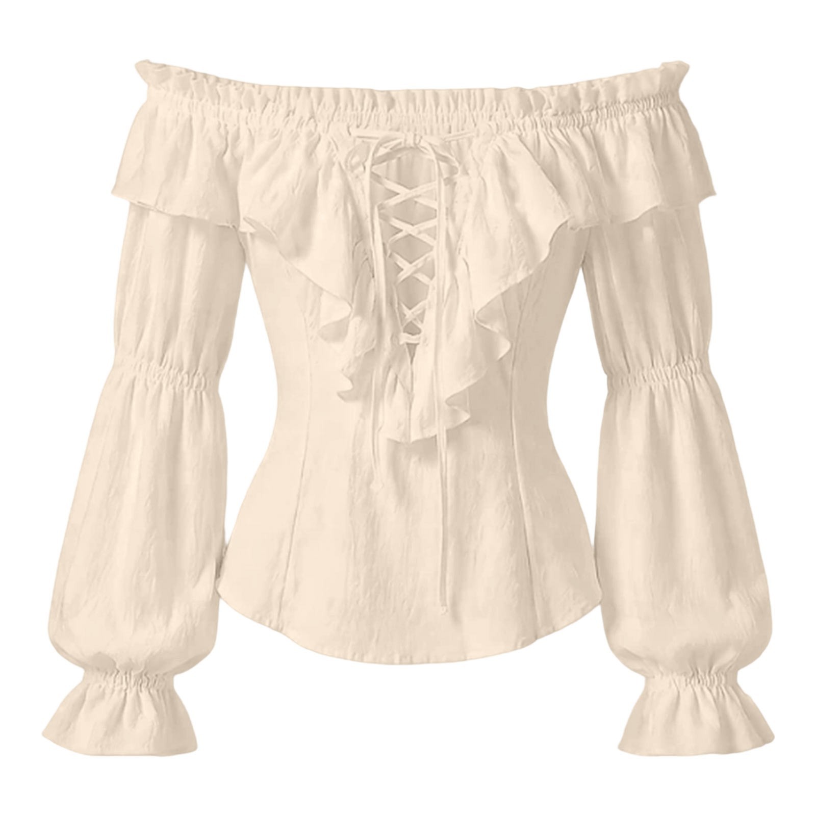 Pirate Blouse Women Medieval P - Costumes review and price
