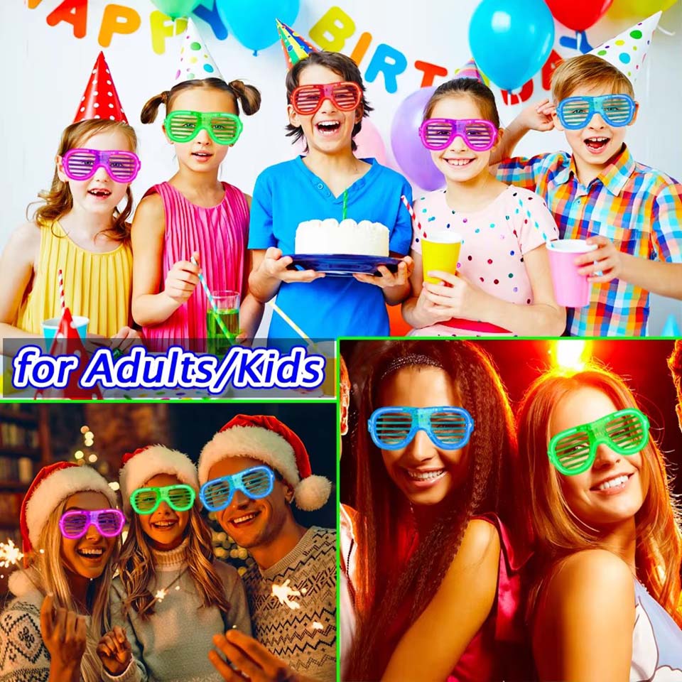 5-50 Pcs Light Up LED Glasses  - Glow In The Dark Party Glasses review and price