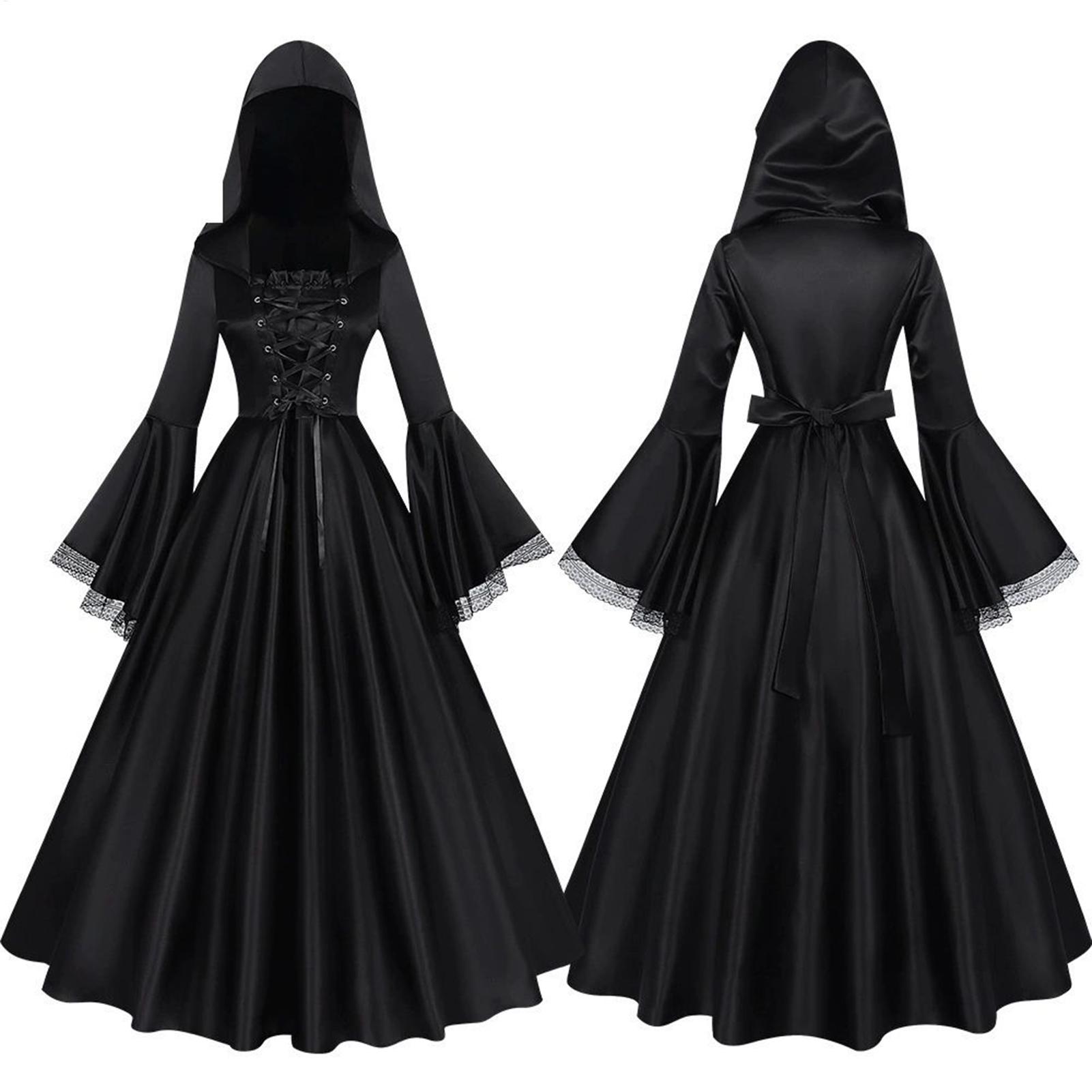 Halloween Witch Costume Mediev - Medieval Renaissance Dress Women review and price
