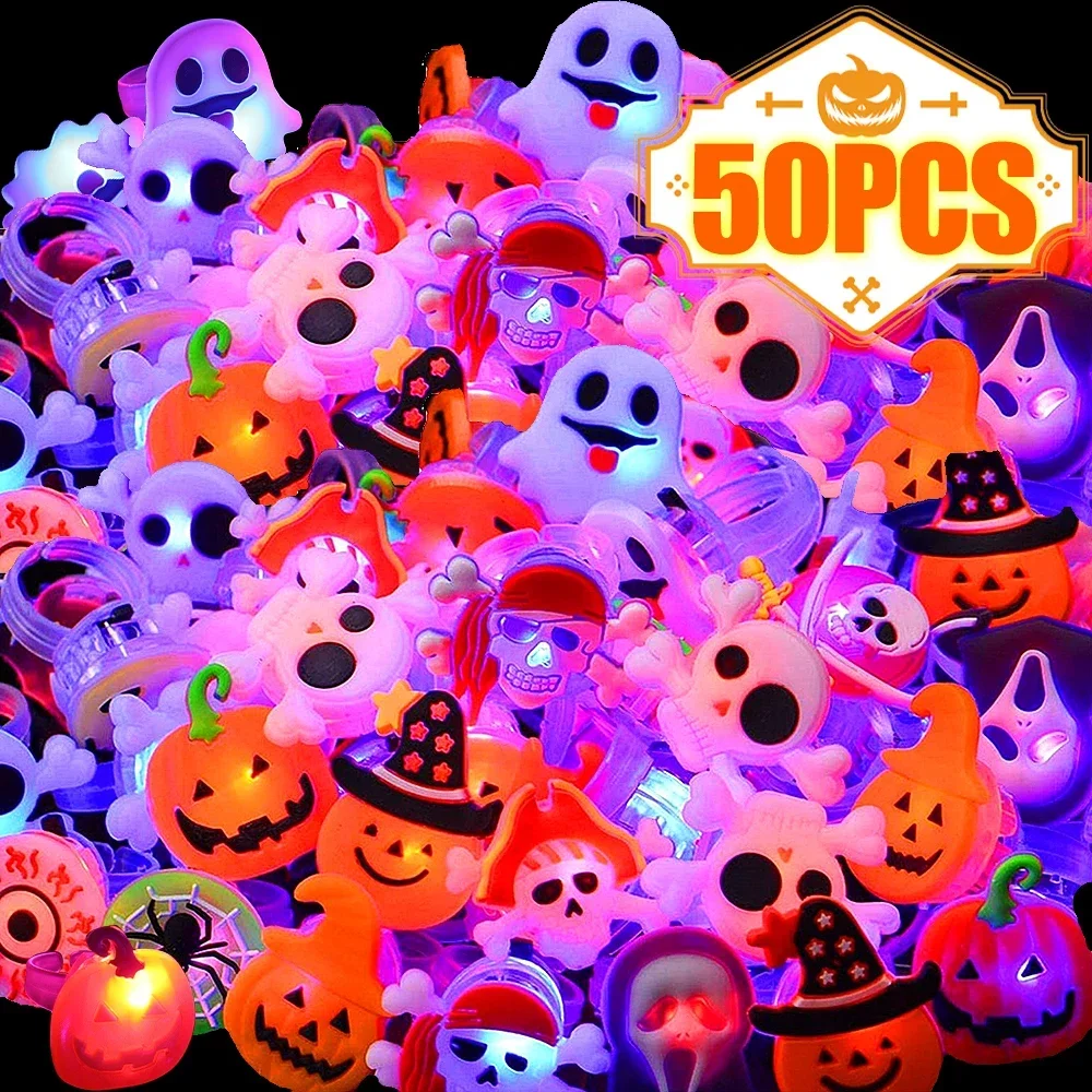 Halloween Luminous Rings Creat - Glow In The Dark Party Glasses review and price