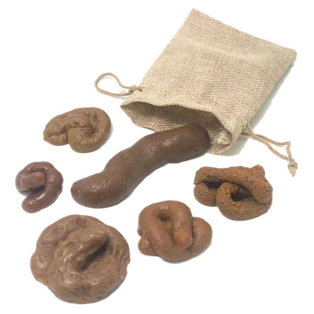 6Pcs Turd Mischief Tricky  Foo - Fake Poop Gag Gift review and price