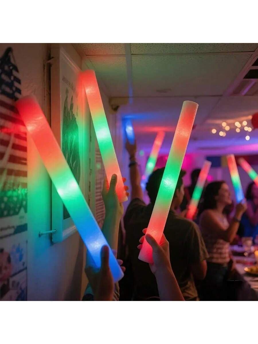 Foam Glow Sticks Vibrant Elect - Flashing Led Foam Sticks Party review and price