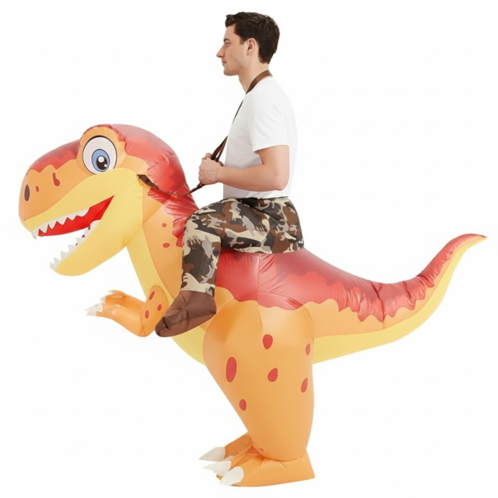 Adult Inflatable Dinosaur Ridi - Inflatable Dinosaur Costume Adult review and price