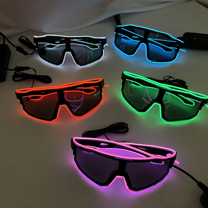 Cool Windproof LED Flashing Gl - Glow In The Dark Party Glasses review and price