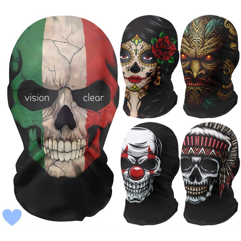 Skeleton Full Face Fashion Hea - Led Purge Mask Halloween review and price