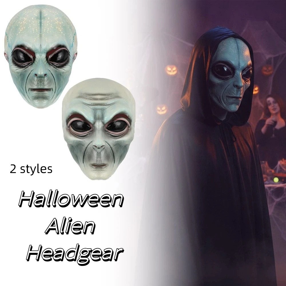 Latex Material Alien Mask Full - Latex Alien Mask Realistic review and price