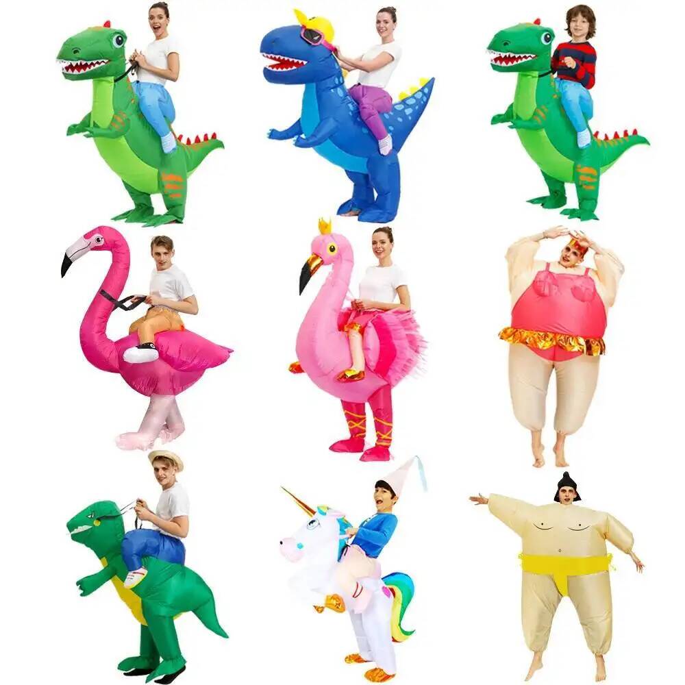 Party HOT Costumes Mascot Cost - Inflatable Dinosaur Costume Adult review and price