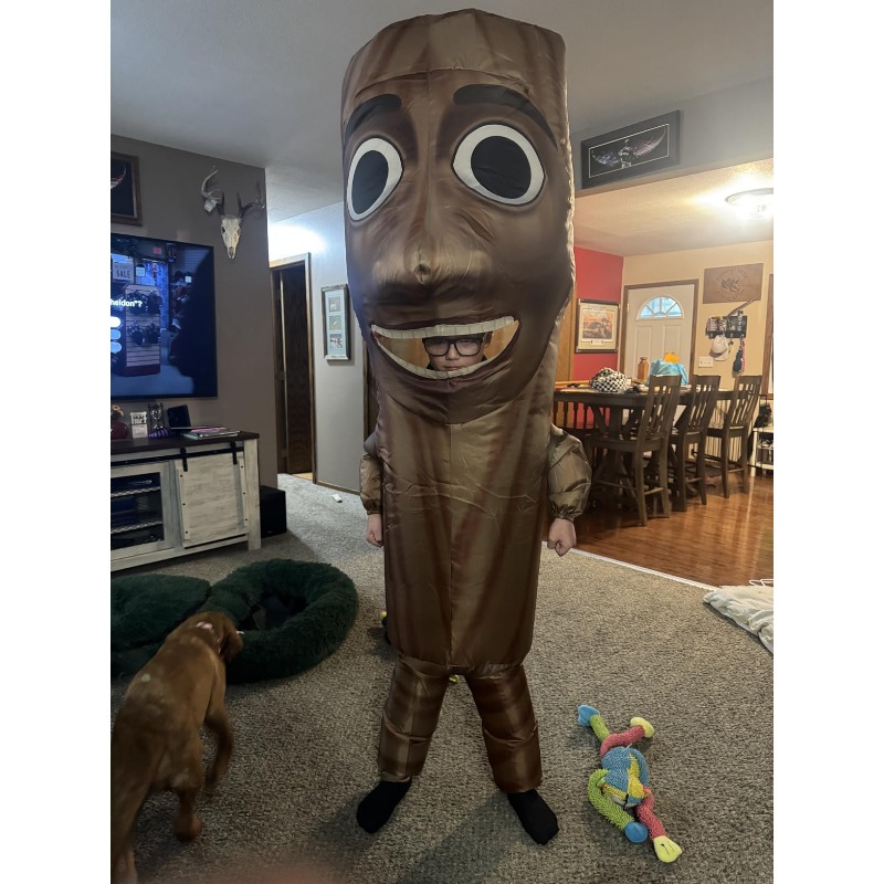 Long wooden stick man inflatab - Inflatable Dinosaur Costume Adult review and price