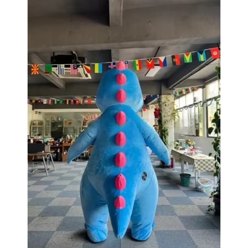 2m/2.6m Inflatable Blue Dragon - Inflatable Dinosaur Costume Adult review and price