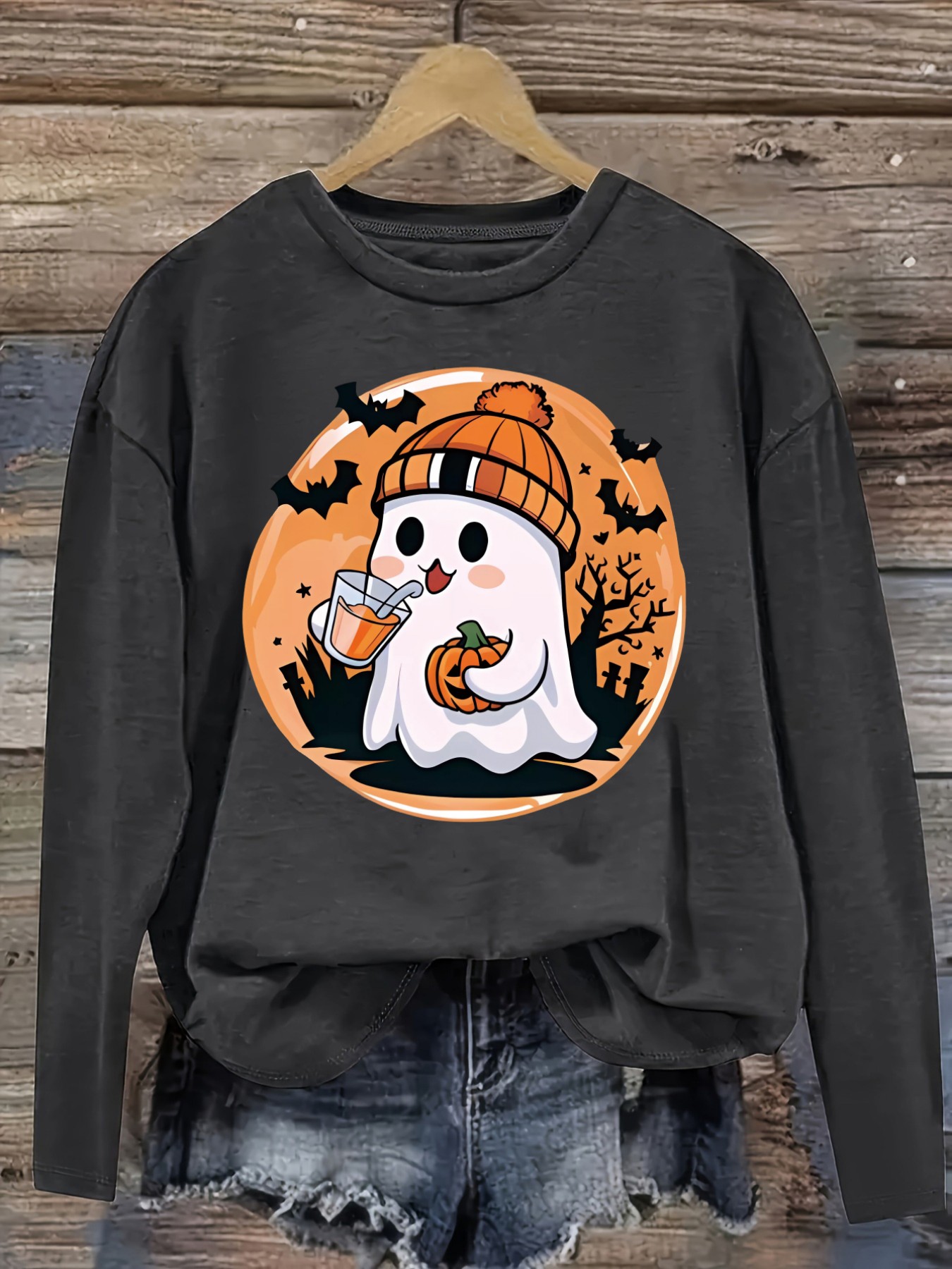 Women's Casual Long Sleeve Cre - Costumes review and price