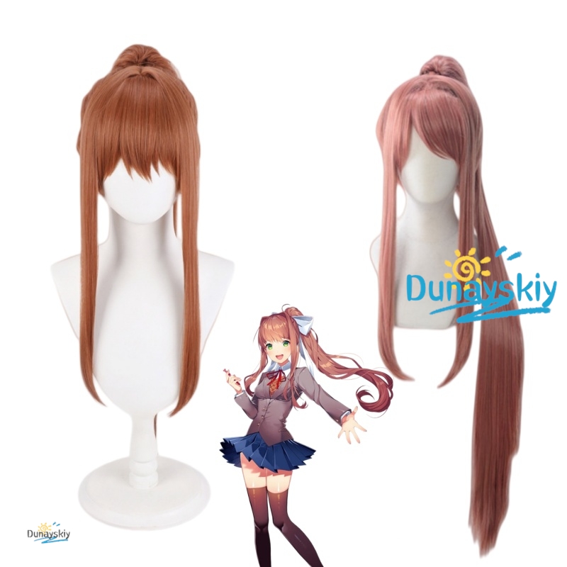 DDLC Monika Character Cosplay  - Anime Cosplay Wig Heat Resistant review and price