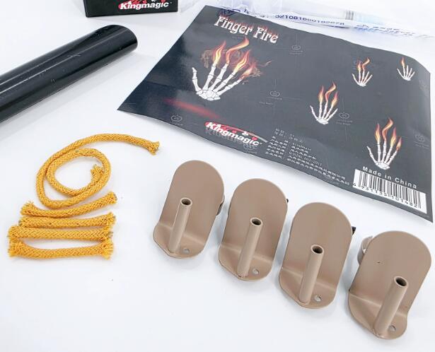 4Pcs/set Finger Fire Magic Tri - Thumb Tip Magic Trick Set review and price